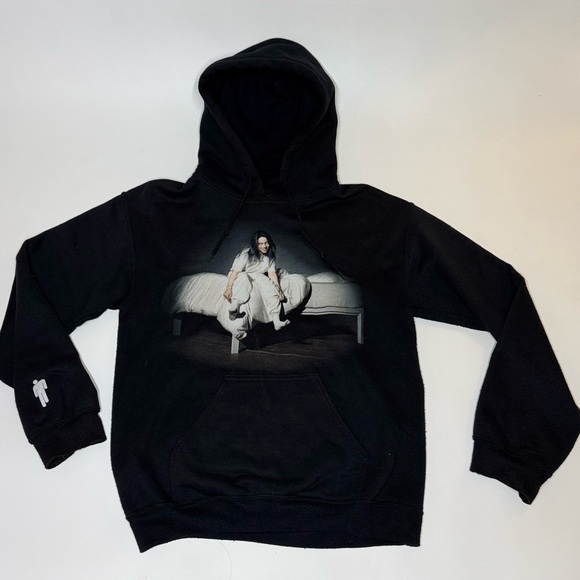 Billieeilish black hoodie women’s size S - Picture 1 of 3